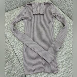 Express Ribbed Knit Sweater